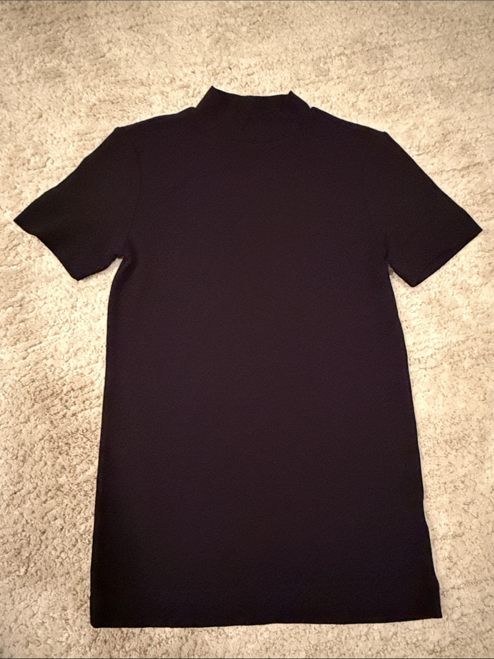 Reitman’s Short-Sleeve Mock Neck Shirt - Black
